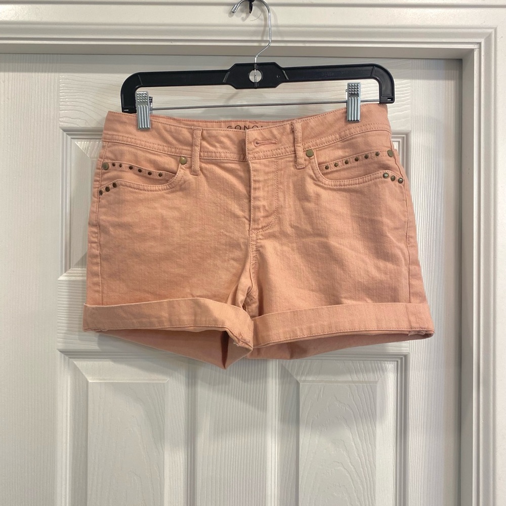 Sonoma Women's Light Peach Jean Shorts